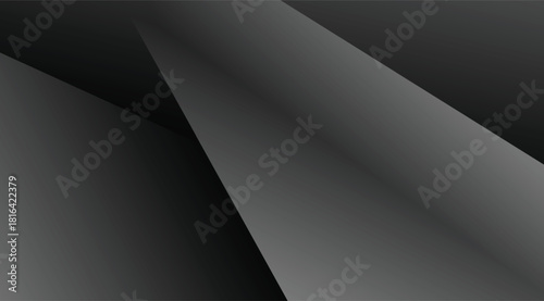 Abstract Black Shapes, Dark Gradient Layers, Modern Geometric Design, perfect for Backgrounds or stylish Presentation Layouts providing a Sleek Visual Appeal