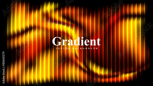 Vivid iridescent ribbed light gradient texture background vector design. Futuristic digital abstract pattern for UI/UX background, apps and website headers.