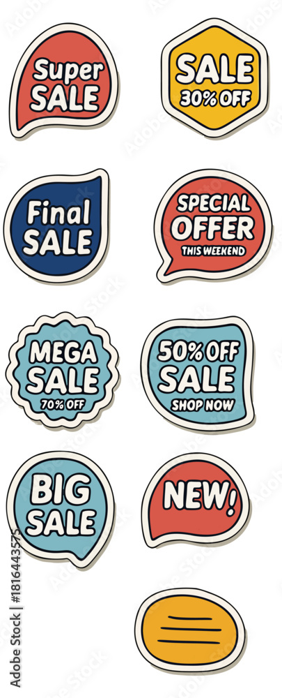 Obraz premium Slice4 Stiker Adobe Stock