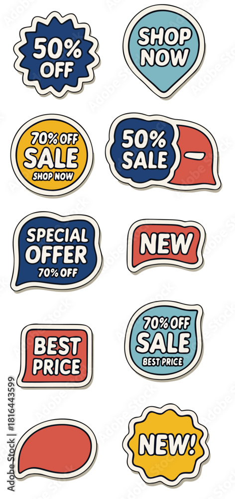 Obraz premium Slice5 Stiker Adobe Stock