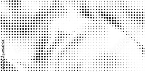 Black-white gradient halftone dots background. Pop art in vector illustration for your creative design