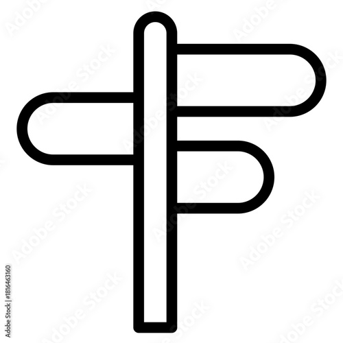 Ambiguity  icon vector illustration