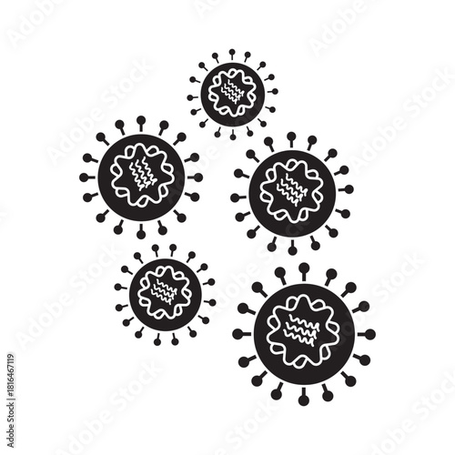 Dengue Virus glyph icon