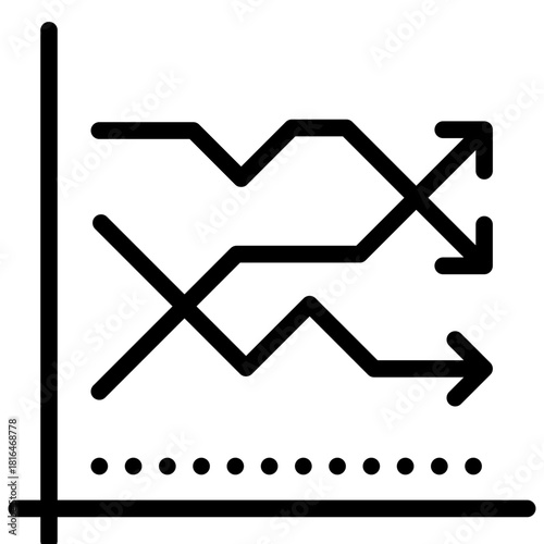 Market prediction  Icon Element For Design Vector Illustration