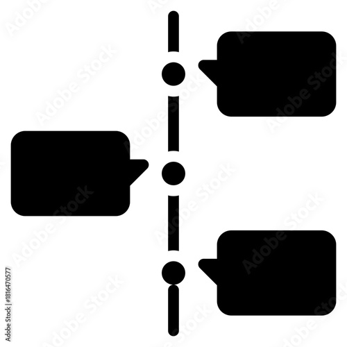 Goal flow Icon Glyph Element For Design Vector Illustration