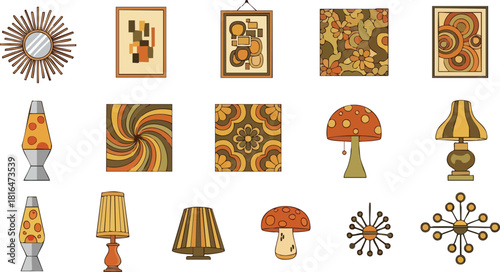 Retro Revival A Collection of Vintage-Inspired Vector Graphics