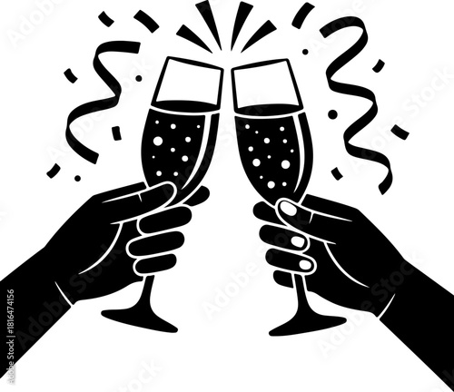 Tap Shoes silhouette vector illustration