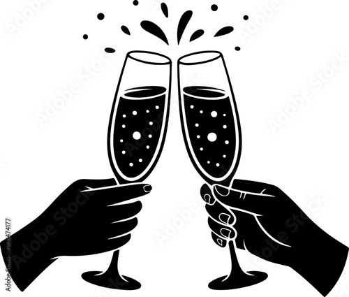 Tap Shoes silhouette vector illustration