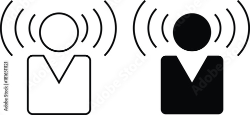 Brand awareness icon set. Marketing Awareness Icons. Company Recognition Symbols. Reputation management symbols