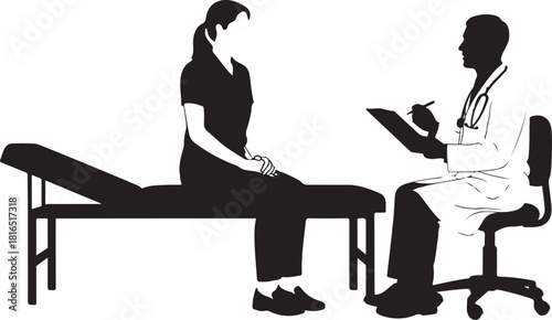 Medical & Healthcare Silhouette Illustration