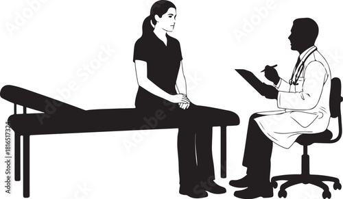 Medical & Healthcare Silhouette Illustration