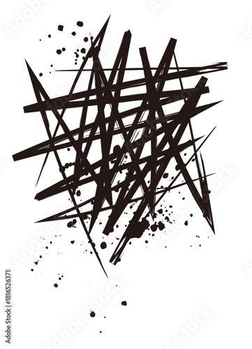 落書きのペイント。汚れたテクスチャー。グランジ、スプレーの素材。