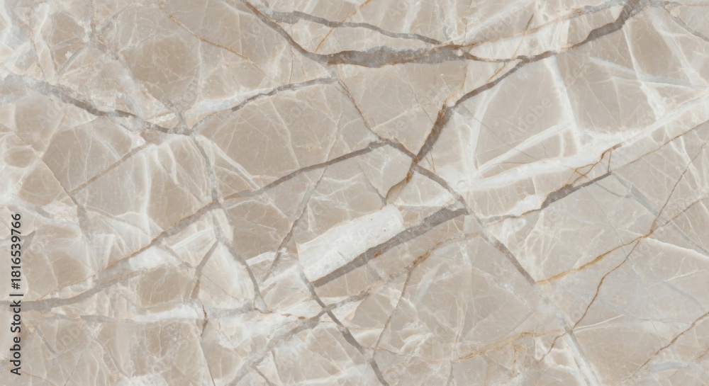 Fototapeta premium Abstract texture of cracked light gray and beige stone surface