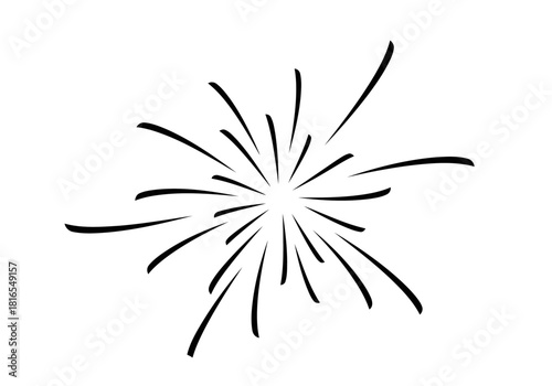 Modern Abstract Burst Graphic for Impactful Visual Effects