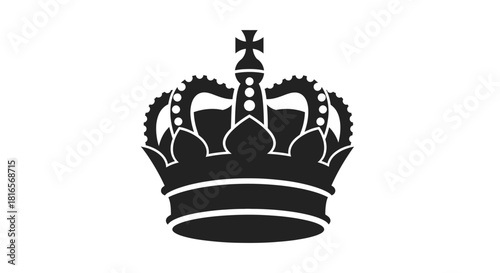Crown silhouette symbol