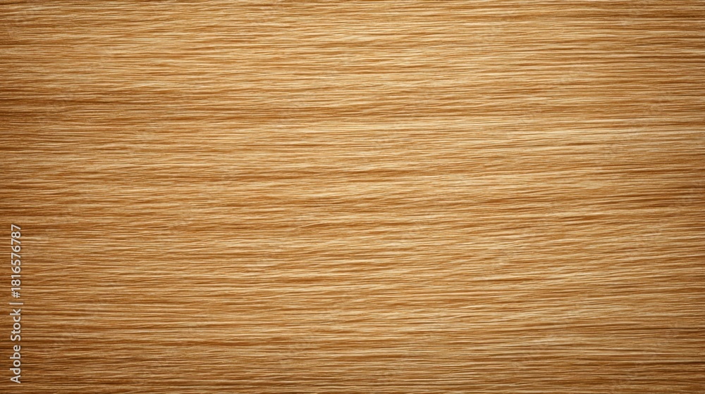 Naklejka premium Smooth Light Brown Wood Texture Background with Subtle Grain Patterns for Design and Creative Projects