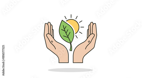 Environment protection icon