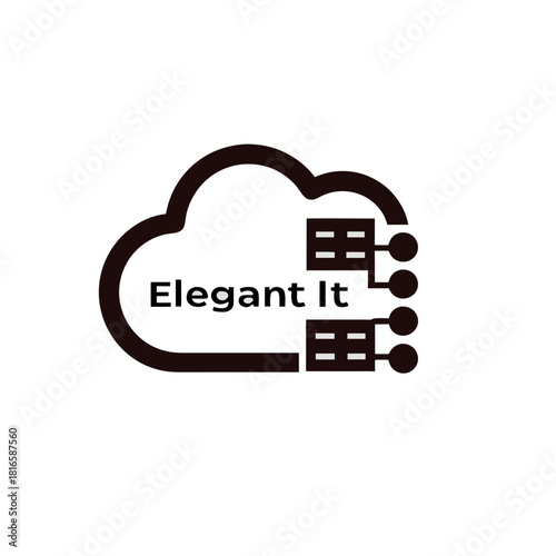 Cyber Skull with Tech Lock Pattern Transparent Background