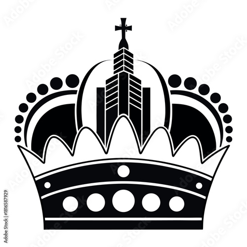 Royal Hobart Day black color design, solid white background (7).eps