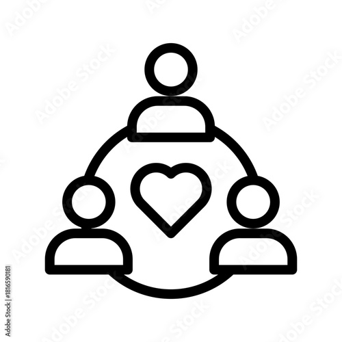 Community Care Icon Collection, Compassionate Support and Wellness Symbols for Healthcare, Nonprofits, and UI Apps