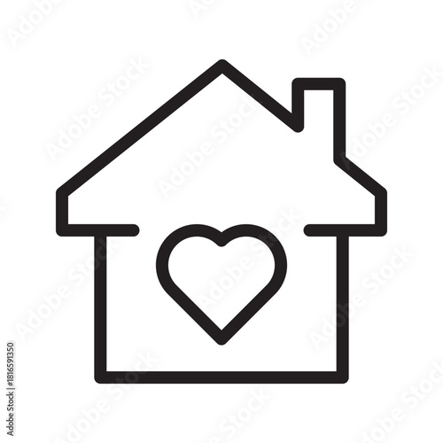 Shelter Icon Collection, Safe Housing and Protection Symbols for Community, Disaster Relief, and UI Applications