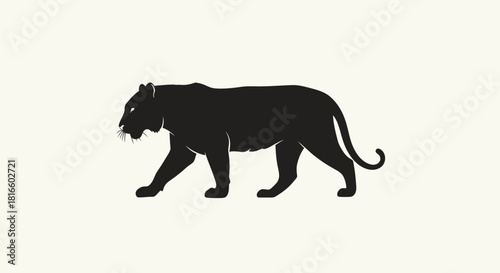 Panther black silhouette
