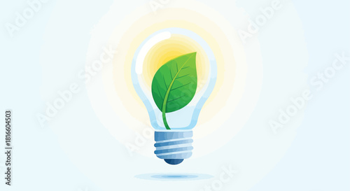 Eco-energy light bulb concept