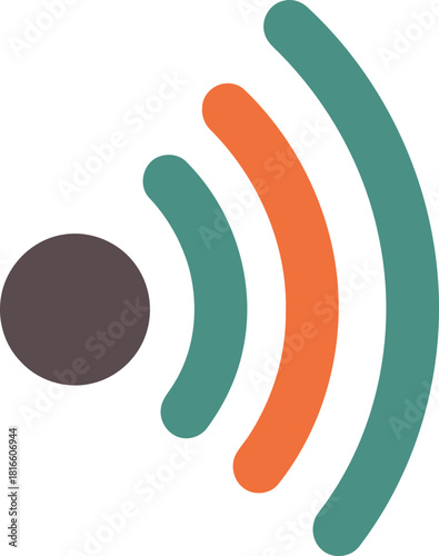 Minimalist grey-bordered clock icon indicating time, schedule, and urgency