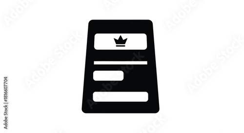 Premium content card icon