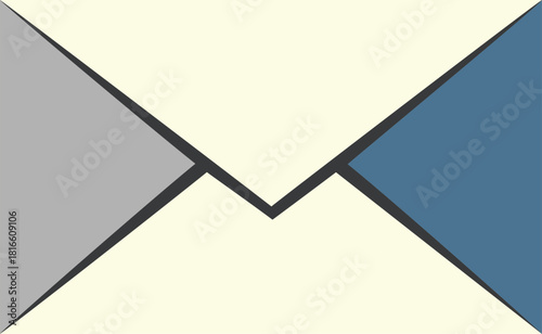 Minimalist Envelope Mail Icon for Email, Message, Contact, and Communication