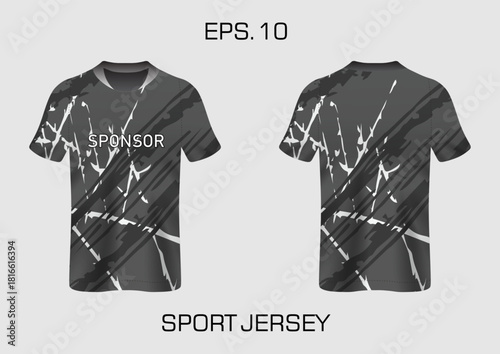 Modern Sport Jersey Design for Active Lifestyle with Sponsor Branding