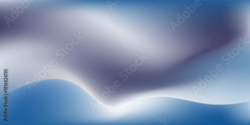 Abstract grainy background with a flowing, silky texture blue modern art