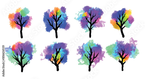 colorful tree illustration