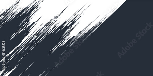 Manga focus speed lines for comic effect. Motion and action diagonal focus flash strip lines for anime comic book. modern