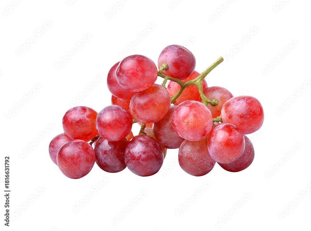 Fototapeta premium red grape, grape fruits transparent png