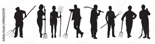 guy pitchfork silhouette