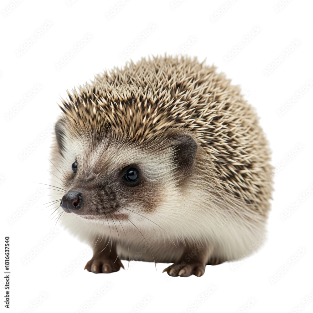 Fototapeta premium hedgehog isolated on white background