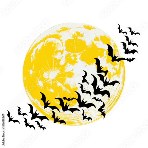 vector illustration of a halloween background