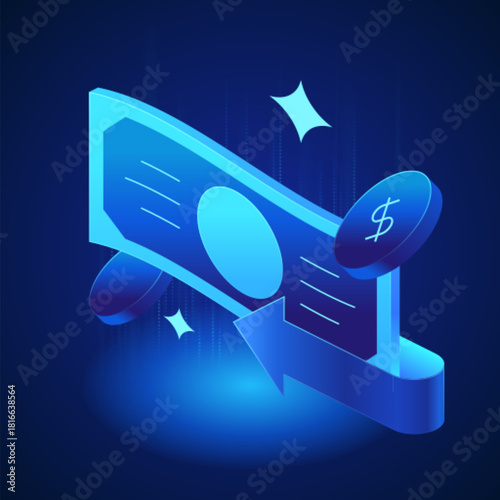 Banking icon Free cash withdrawal