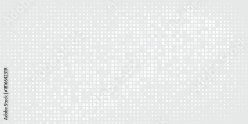 Dot white gray wave light technology texture background. Abstract big data digital concep modern grey