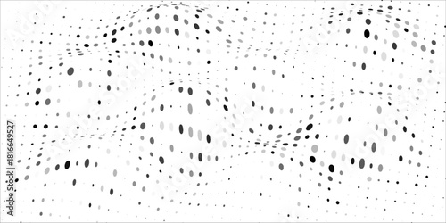 Polka dot background. Abstract wallpaper. Black and white seamless pattern. Dotted cute pattern. artistic doodle sketch tiny dots seamless surface design. design EPS 10