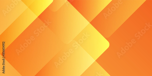 Abstract orange and yellow geometric background. Dynamic shapes composition. Cool background design for posters. Vector illustration