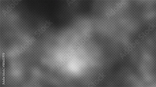 Halftone video background. Motion gradient texture loop