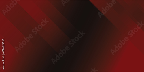 Abstract gradient red and black diagonal shapes, visual depth effect, background for presentations