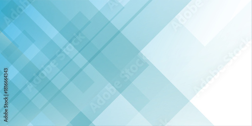 Abstract squares blue backdrop with geometric shapes, light transparency and gradient use for wallpaper, background, template or presentation, offering a modern aesthetic