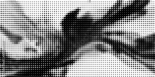 Abstract pixel gradient background. Pixel Abstract Mosaic. Abstract vertical gradient halftone. Vector illustration.
