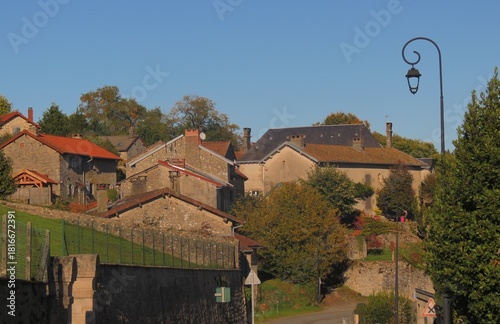 Village de Saint Sylvestre, Eglise Saint Etienne des Grands Monts, Monts d’Ambazac, Limousin, Nouvelle Aquitaine