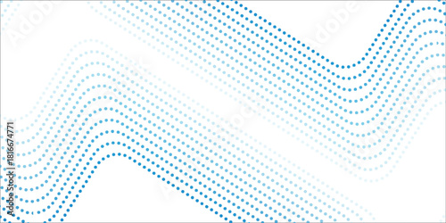 Abstract background with minimal blue gradient dotted lines. Vector illustration VOL. 5
