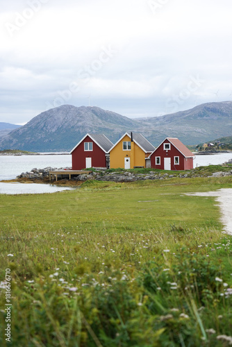 Traditional Norwegian Houses in Northern Norway