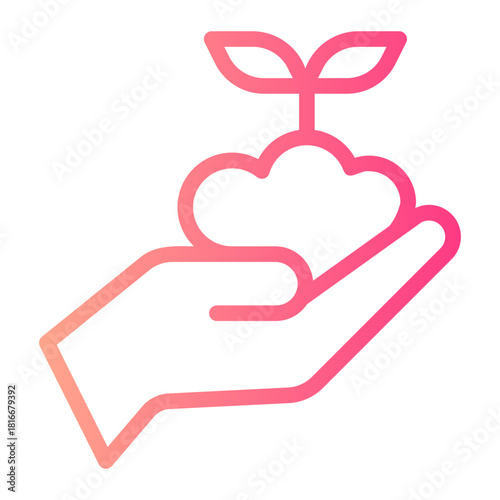 sprout gradient icon